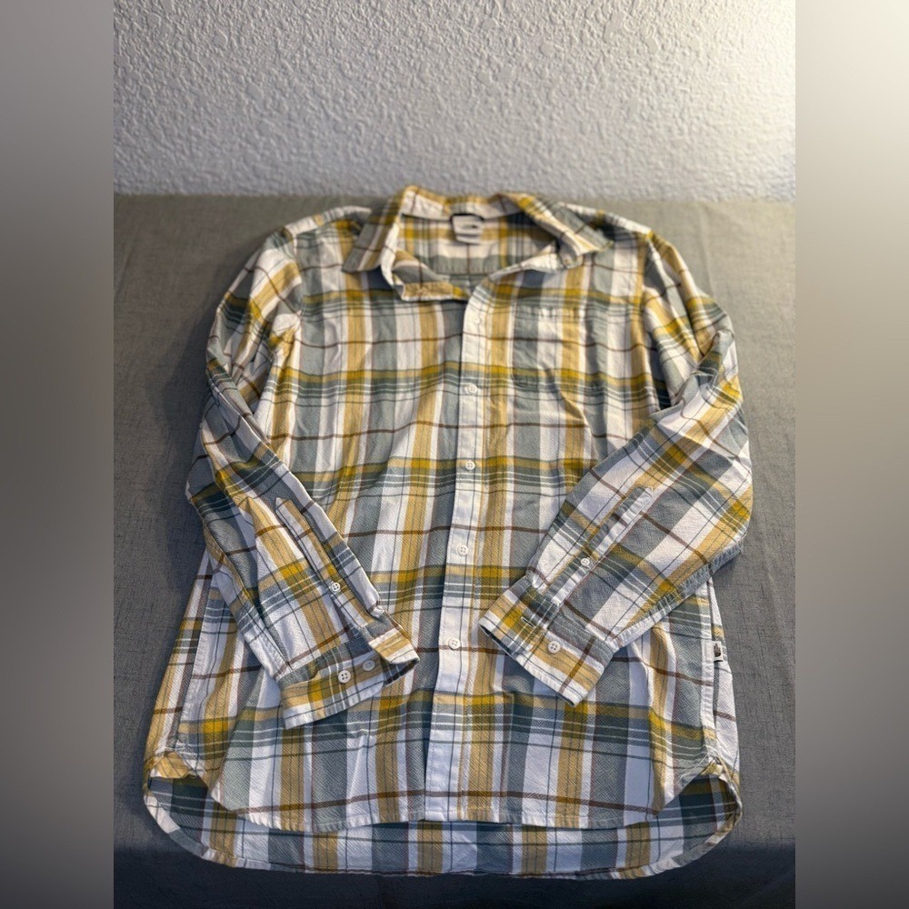The North Face Hayden Pass 2.0 Plaid Button Down Shirt Men's Large Cotton TNF